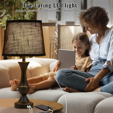 Luvkczc 22-inch tall lamps offer wider lighting coverage.