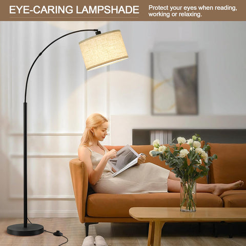 Luvkczc 71-inch arc lamp foot switch enables hands-free use.