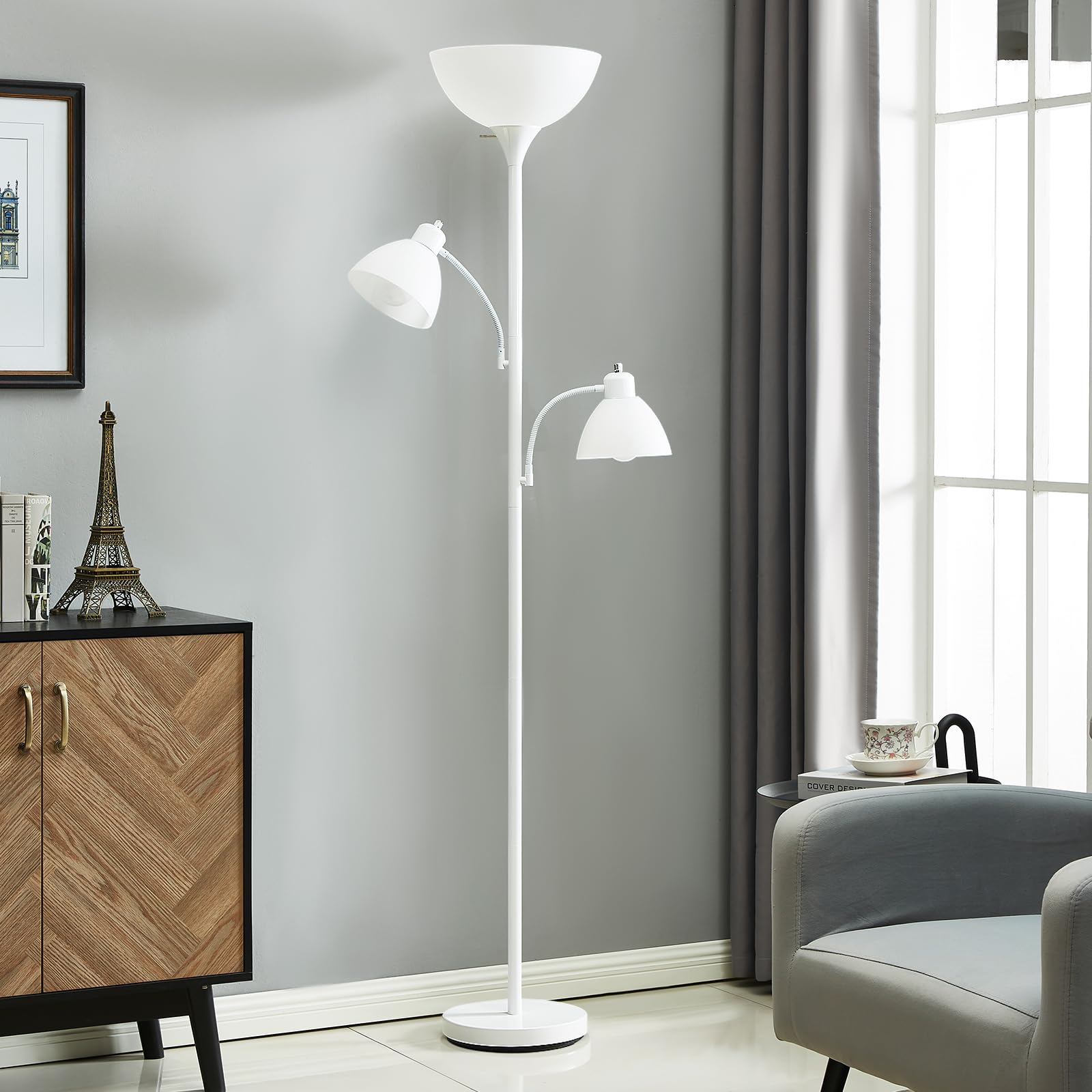 Luvkczc chrome finish and tall profile complement modern decor