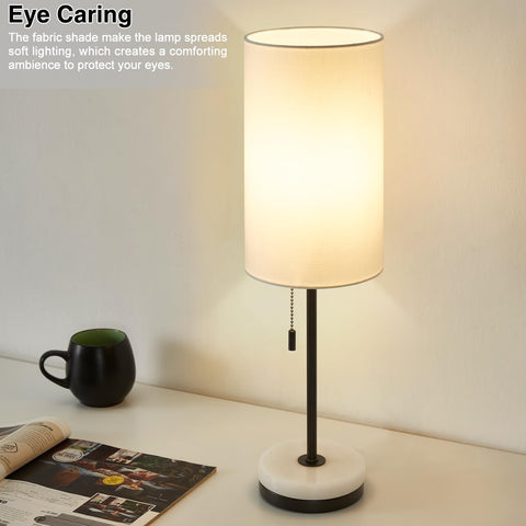 Luvkczc 18-inch lamp set ideal for reading corners and desks.