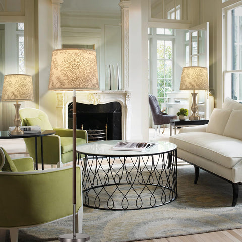 Luvkczc drum lampshades come with ready-to-assemble design in minutes.