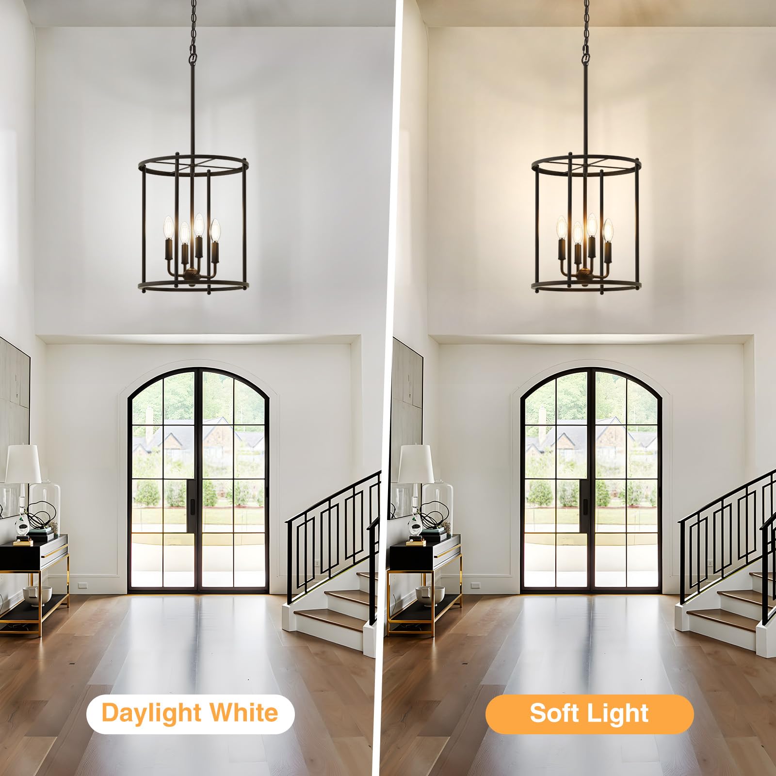 Luvkczc durable metal frame protects bulbs for long-term use