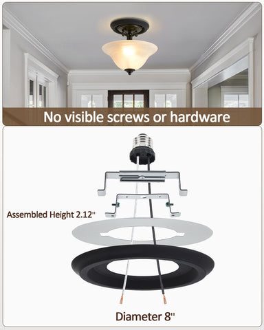 Luvkczc E26 socket adapter for easy compatibility with common bulb types.