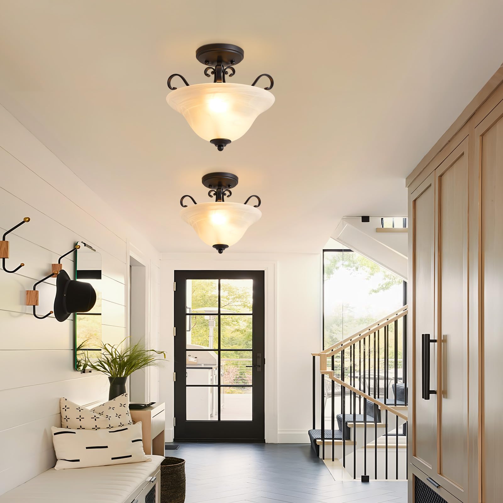 Luvkczc E26 socket compatibility supports LED and incandescent bulbs.