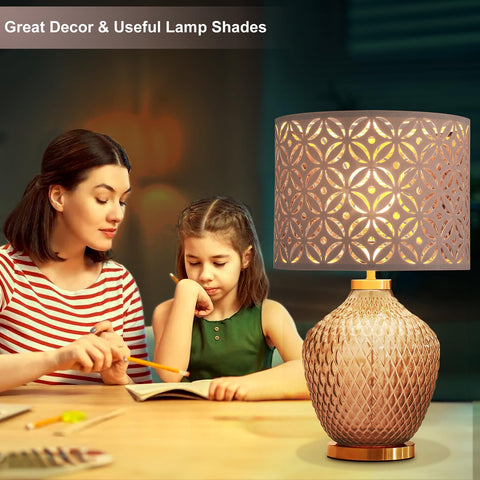 Luvkczc easy-assembly lampshade pack ready for quick setup