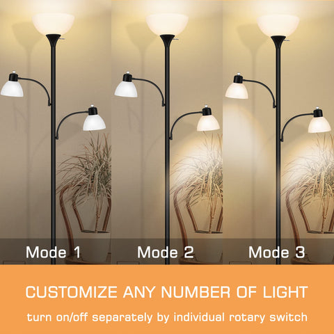 Luvkczc floor lamp heavy base ensures stability.