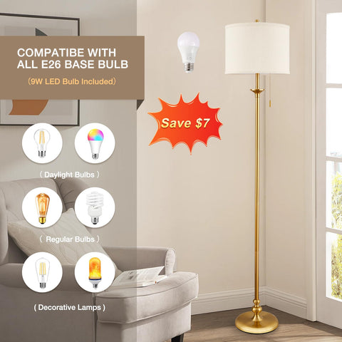 Luvkczc floor lamp in a living room setup boosts ambient lighting