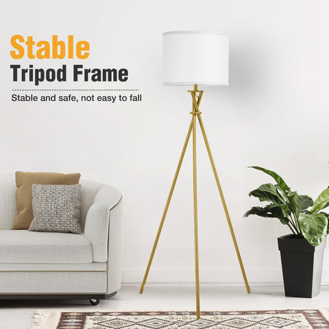 Luvkczc white shade offers soft, diffuse lighting in any room.