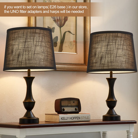 Luvkczc harp holder included for easy shade mounting on compatible fixtures.