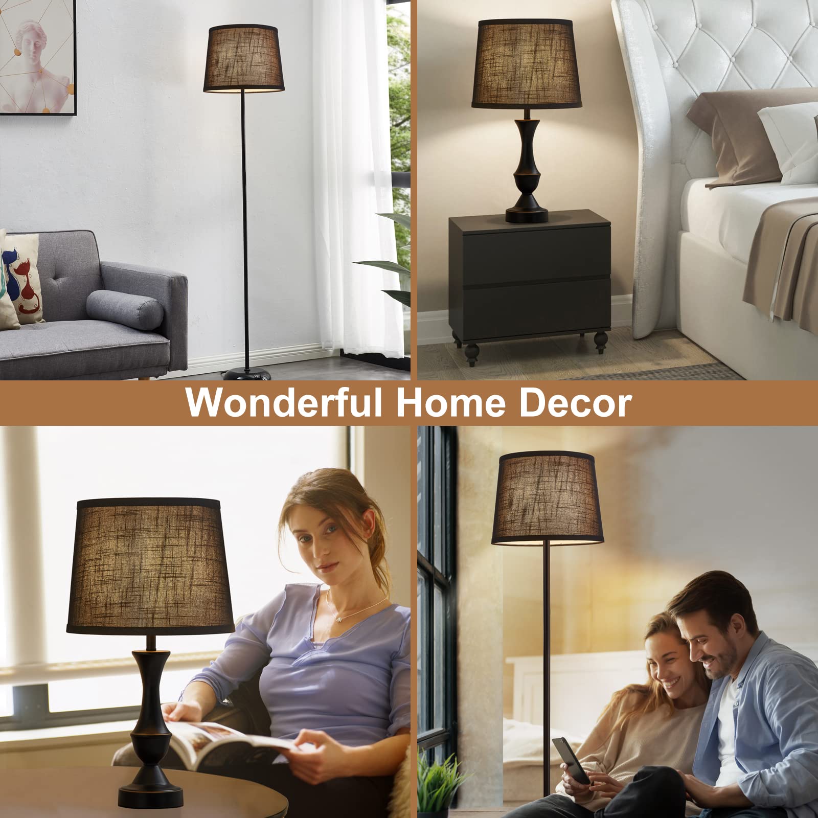 Luvkczc natural linen texture adds organic character to decor.