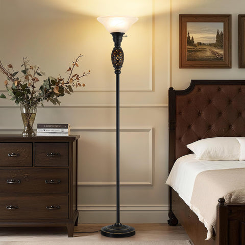 Luvkczc Vintage tall lamp fits living room corners with style.