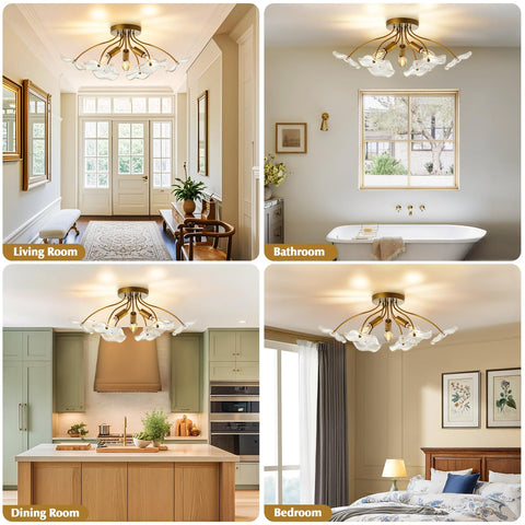 Luvkczc three-bulb fixture delivers wider coverage and brighter illumination.