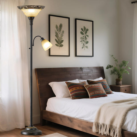 Luvkczc torchiere doubles as a versatile centerpiece