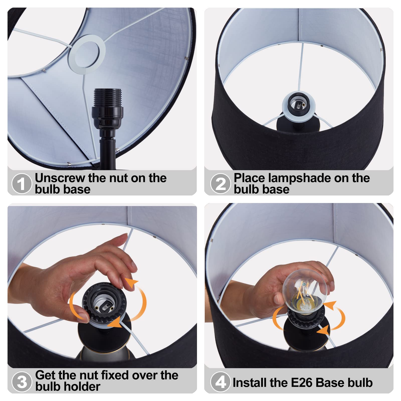 Luvkczc touch-dimming control enables easy brightness adjustment.