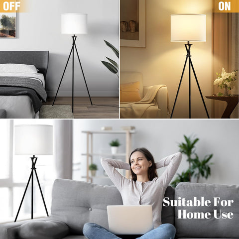 Luvkczc versatile floor lamp fits corners without clutter in compact spaces.