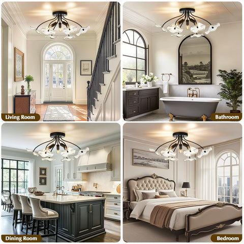Luvkczc wide 360-degree light output reduces dark corners.