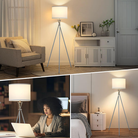Luvkczc tripod lamp easy assembly for quick setup