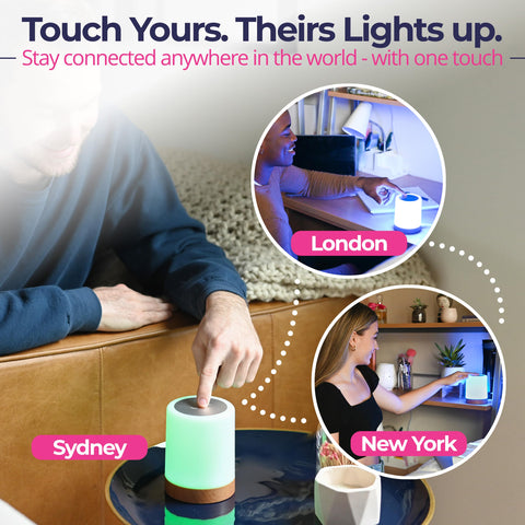 LuvLink warm ambient glow enhances bedside or desk setups.