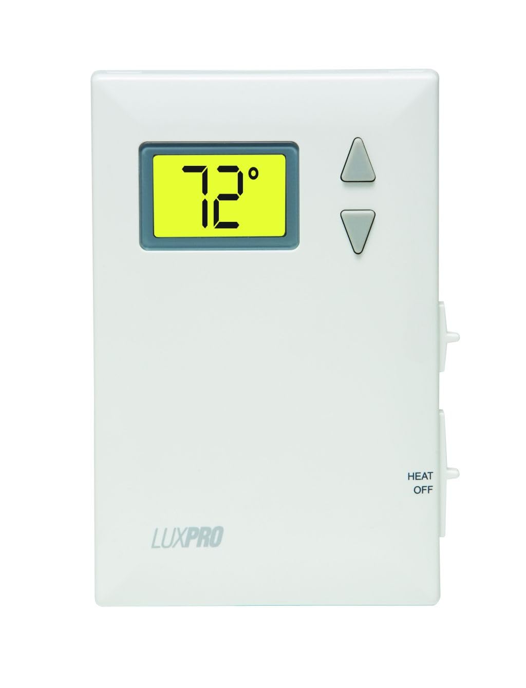 Lux Pro PSD010B with digital illuminated display for quick temperature checks in any room