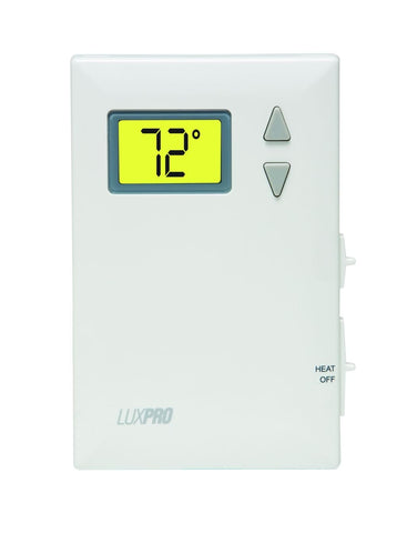 Lux Pro PSD010B with digital illuminated display for quick temperature checks in any room
