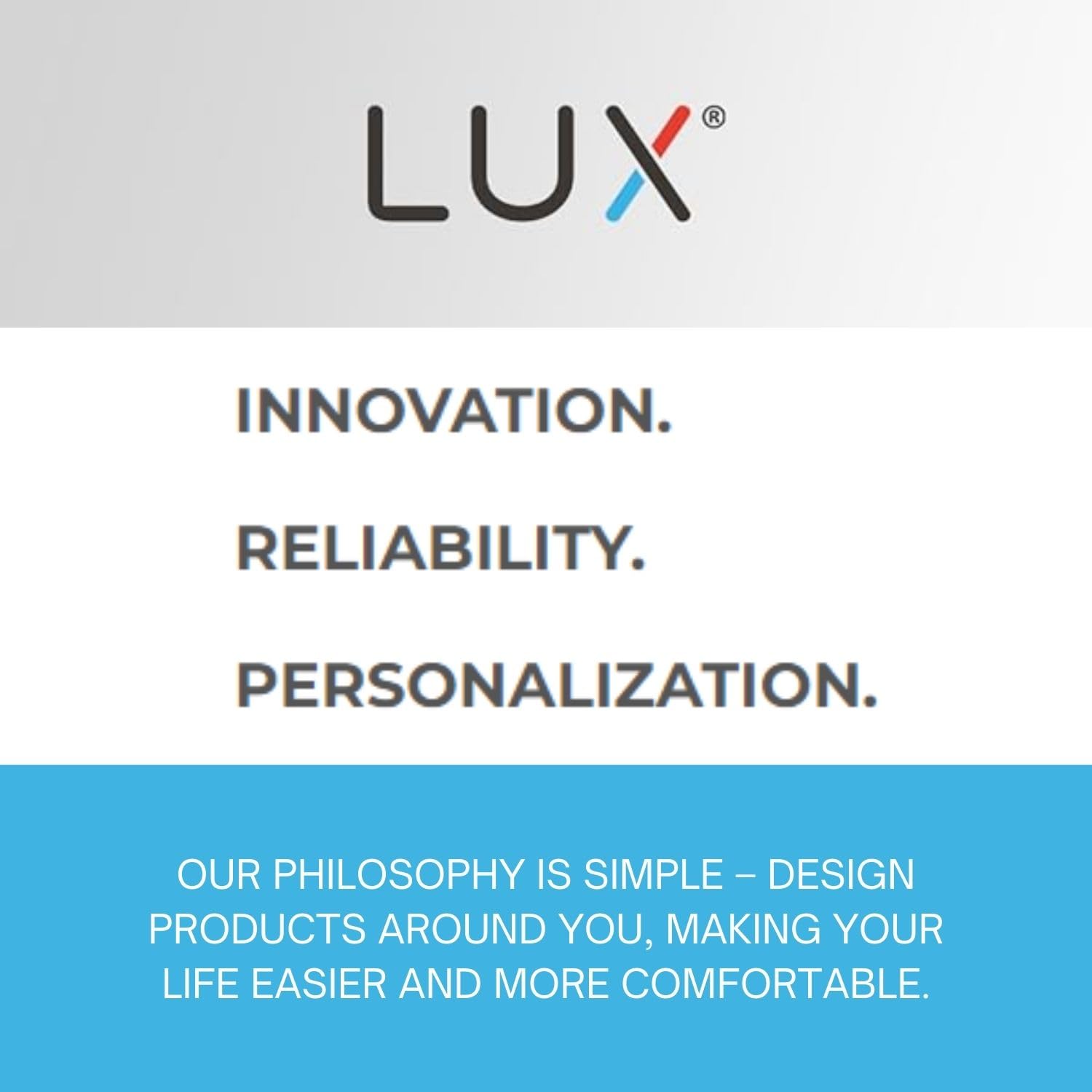 LUX Pro speed dial enables fast reprogramming and adjustments
