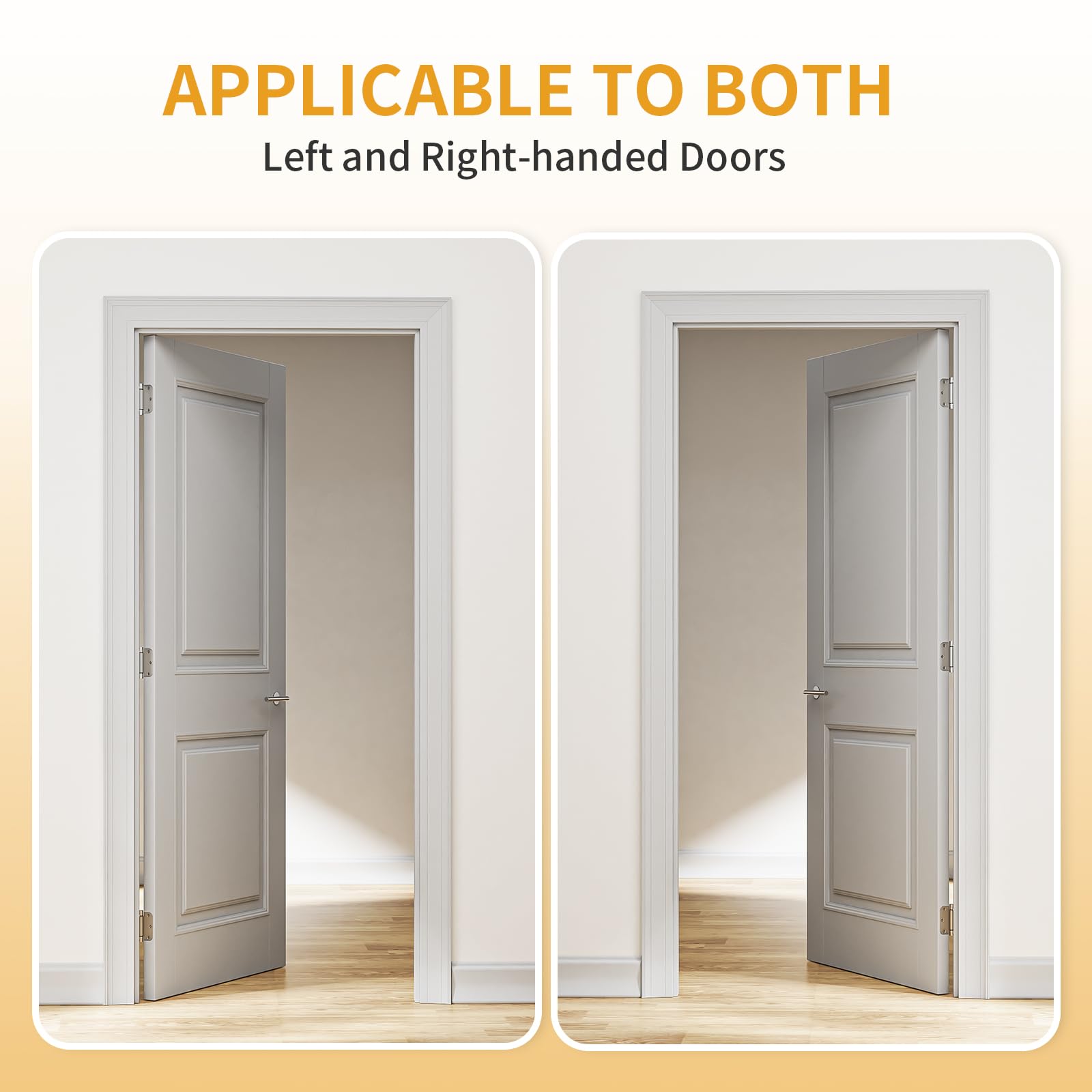 Luxbaro ANSI Grade 1 hinge with rust-resistant coating close-up