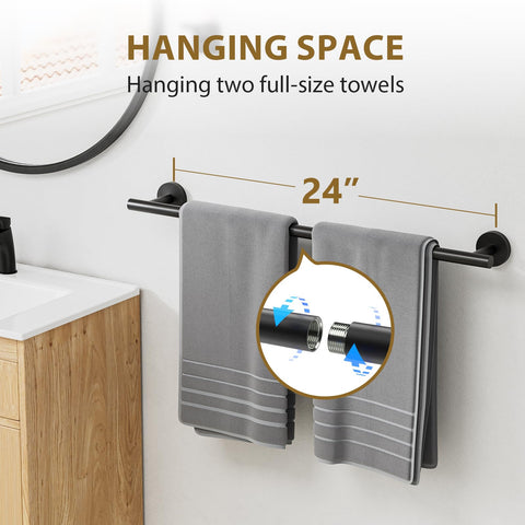 Luxbaro robe hook keeps robes organized and dry