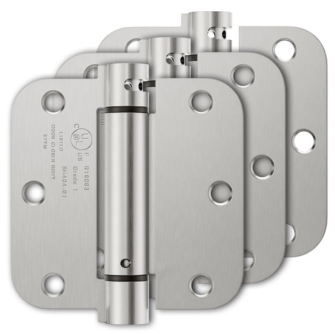 Luxbaro spring hinge 3.5-inch close-up highlighting durable finish and smooth close