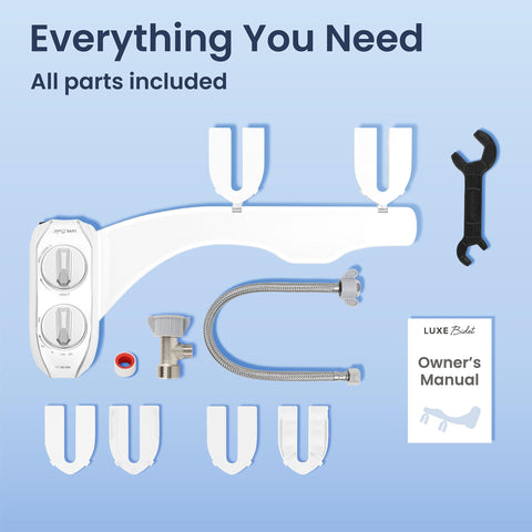 LUXE Bidet NEO 120 Plus compact low-profile design fits any toilet