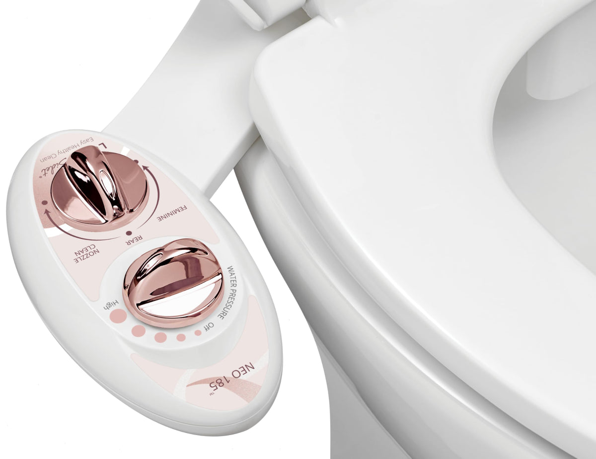 LUXE Bidet NEO 185 dual-nozzle spray for targeted cleansing and comfort