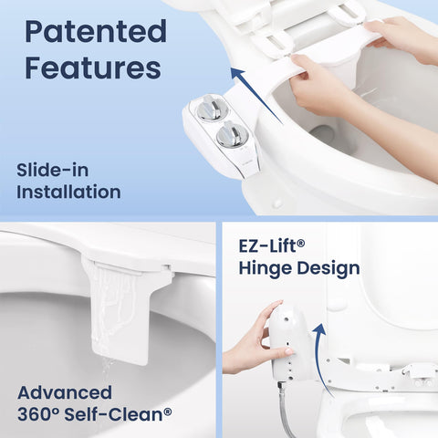 LUXE Bidet NEO 185 Plus dual nozzles for rear and feminine wash