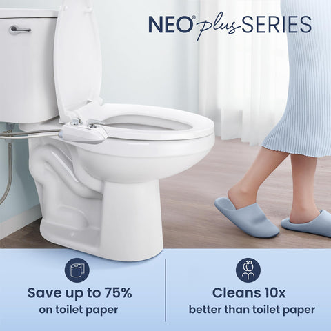 LUXE Bidet NEO 320 Plus feminine wash mode in action for daily refreshment.