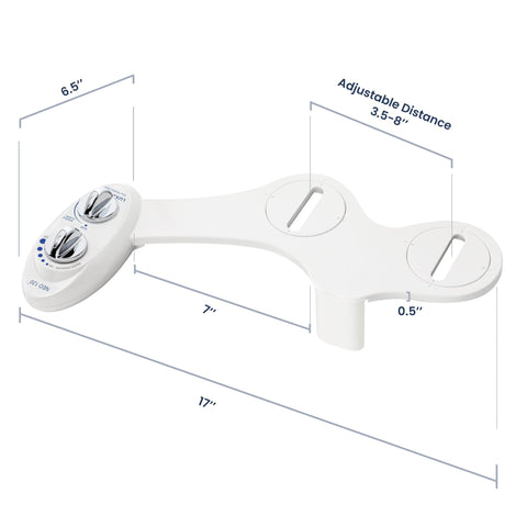 LUXE Bidet NEO 120 white finish adds a sleek modern look.