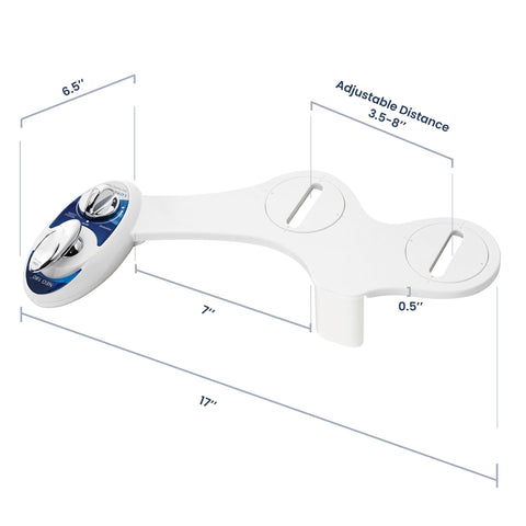 LUXE Bidet NEO 180 blue finish adds modern style