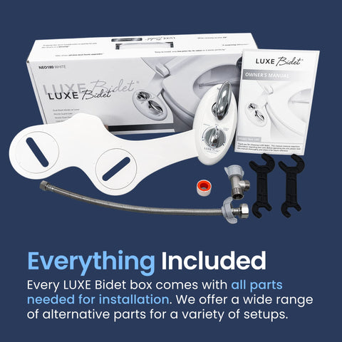 LUXE Bidet NEO 180 guard gate protects nozzles between uses