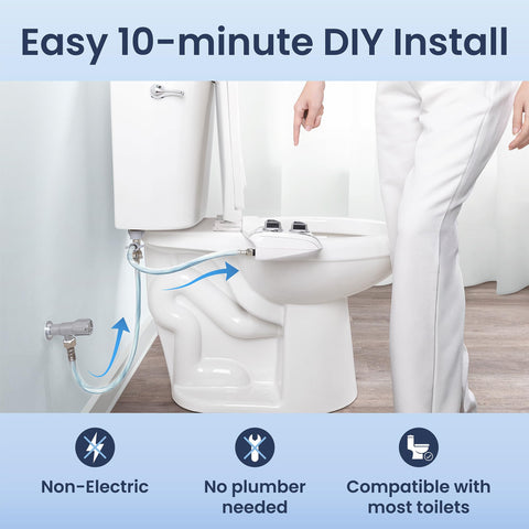 LUXE Bidet NEO 185 Plus four premium finishes match bathroom style