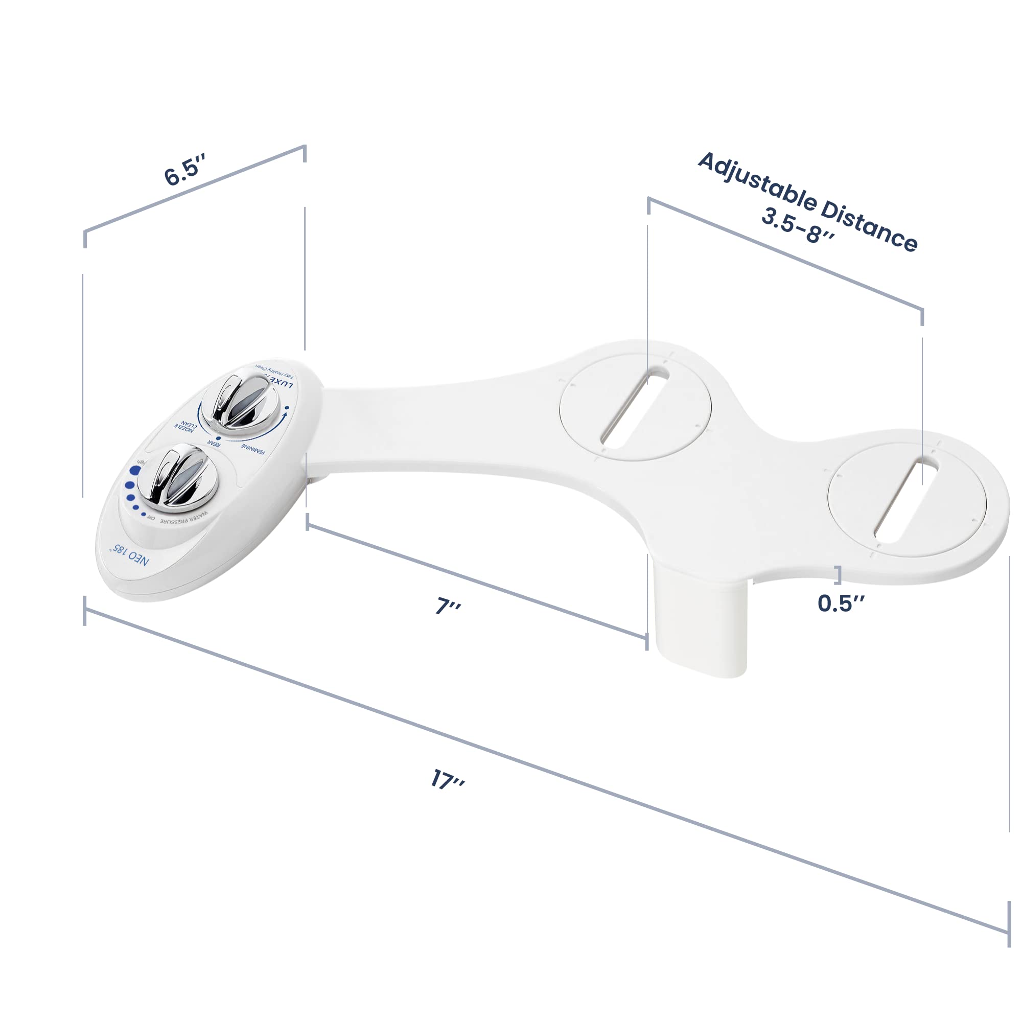 Luxe Bidet NEO 185 18-month warranty and helpful support.