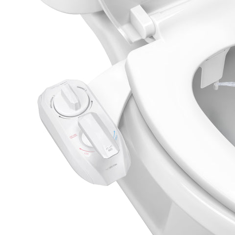 LUXE Bidet NEO 320 Plus warm-water rinse for comfort.