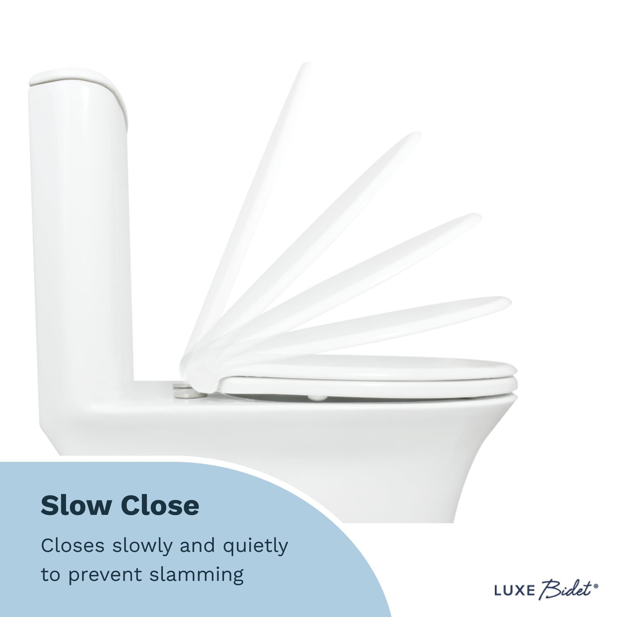 LUXE TS1008E easy installation with or without a bidet attachment.
