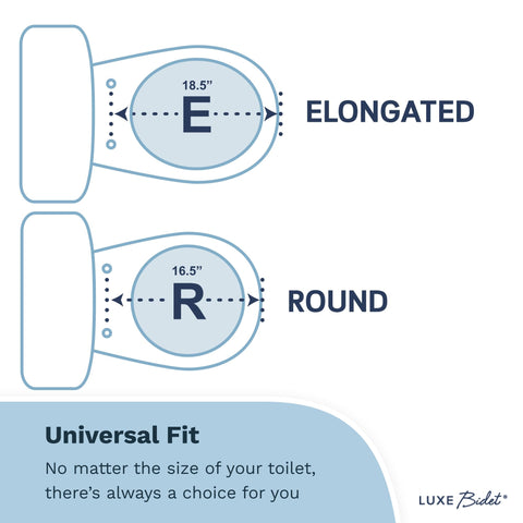 LUXE TS1008E compatible with LUXE Bidet attachments for seamless integration.