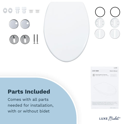 LUXE TS1008R round-toilet fit for most standard rounds