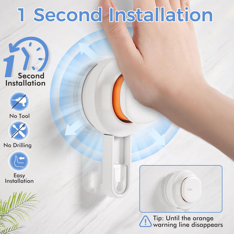 LUXEAR no-drill towel rack removable for easy relocation