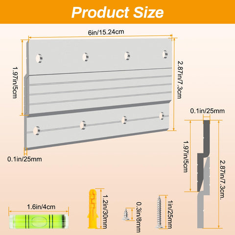 Luxiv aluminum Z hanger for frames delivers sturdy support