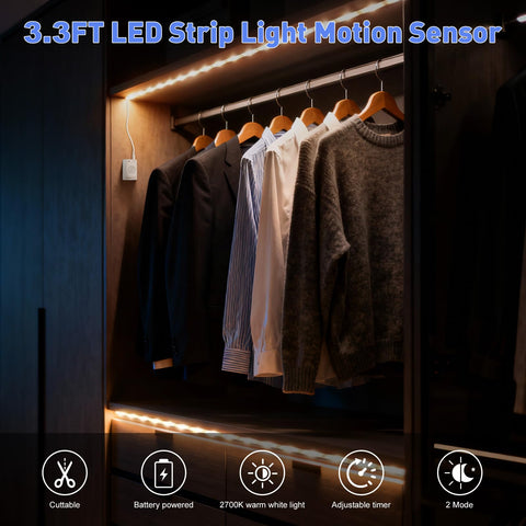 LUXJET motion strip on stairs offers hands-free lighting when you approach