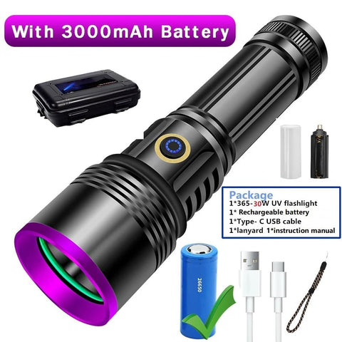 LUXNOVAQ UV flashlight helps detect pet urine residues without close inspection