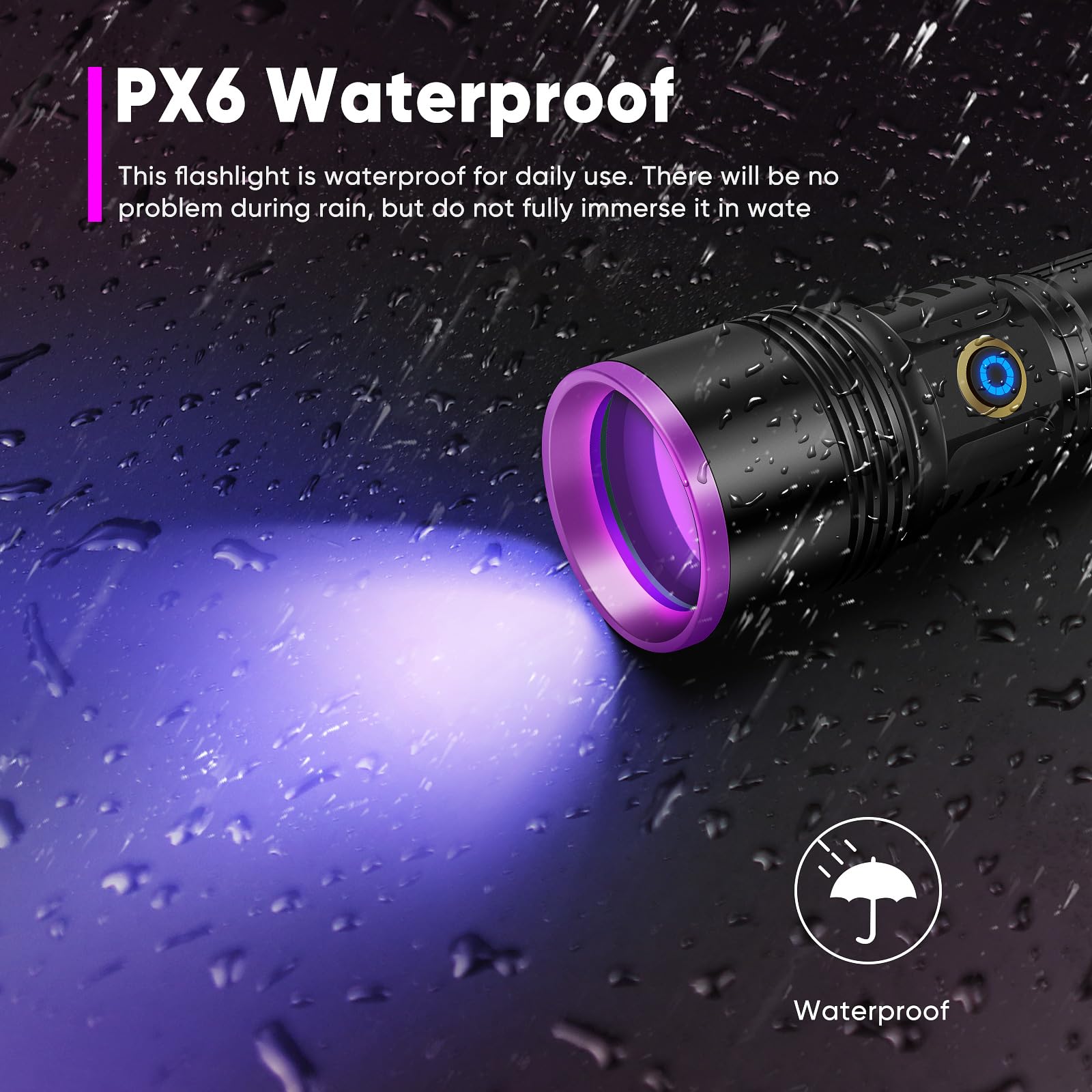 LUXNOVAQ UV flashlight aids rockhounding and yooperlites spotting