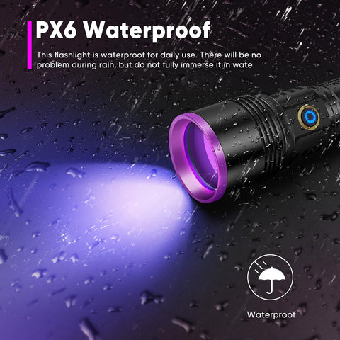 LUXNOVAQ UV flashlight aids rockhounding and yooperlites spotting