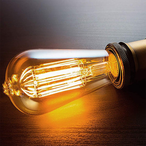 LUXON antique bulbs deliver warm brightness with dimmable control