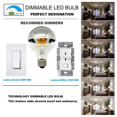 E26 base bulb with warm white 2700K for easy fixture swaps