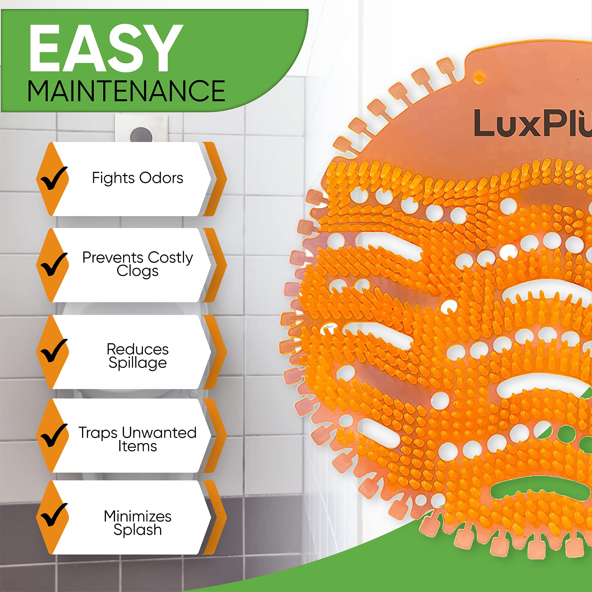 LuxPlum 10-pack orange scent box ready for quick setup.